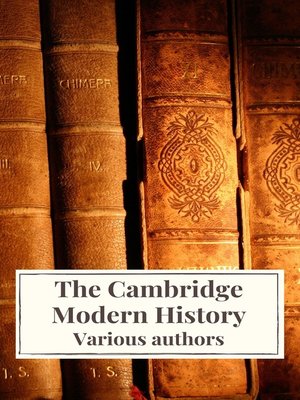 cover image of The Cambridge Modern History